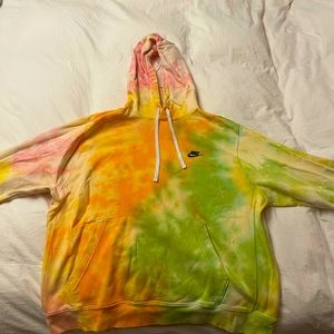 Mens Nike Tie Dye Hoodie